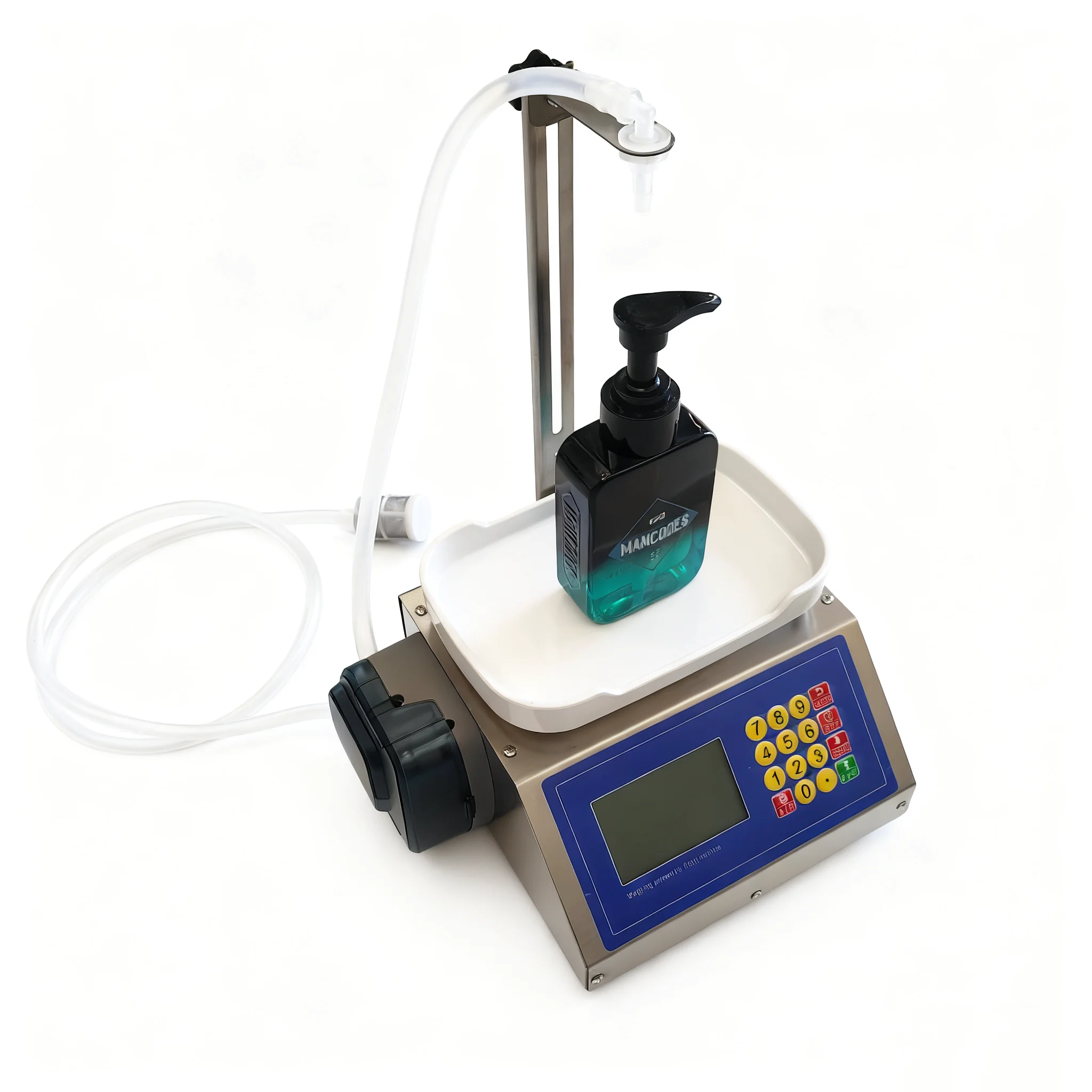 Paste Filling Machine Oil Filler With Peristaltic Pump Weighting Scale Essential Oil Lubricating Oil Gel Chemical Liquid
