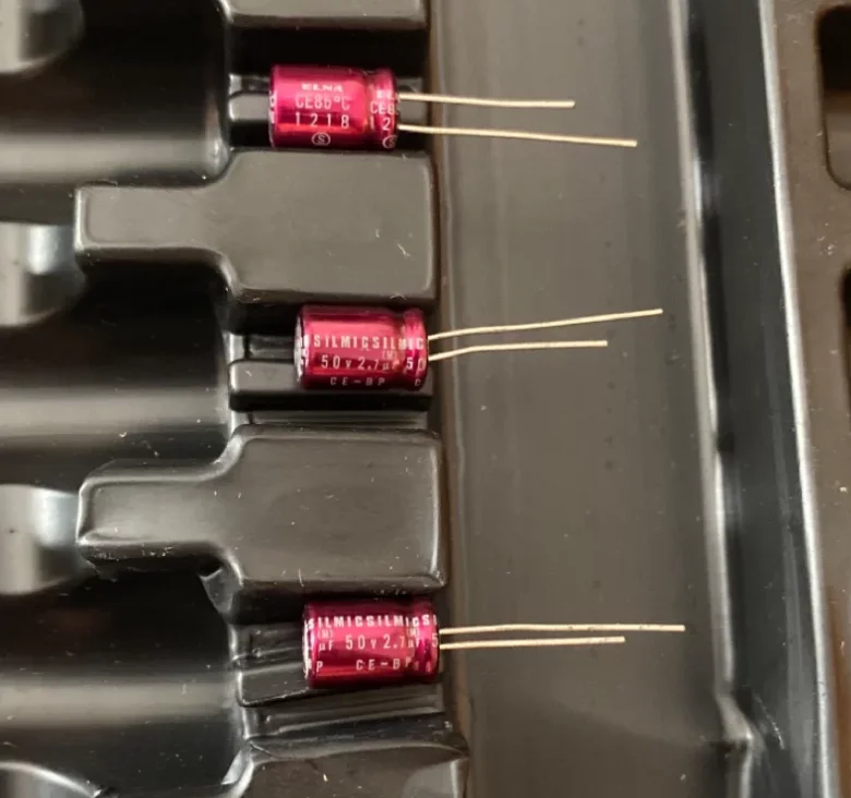 20PCS/LOT Original Japanese ELNA 50V 2.7UF CE-BP 8X12MM Audio Aluminum Electrolytic Capacitor Free Shipping