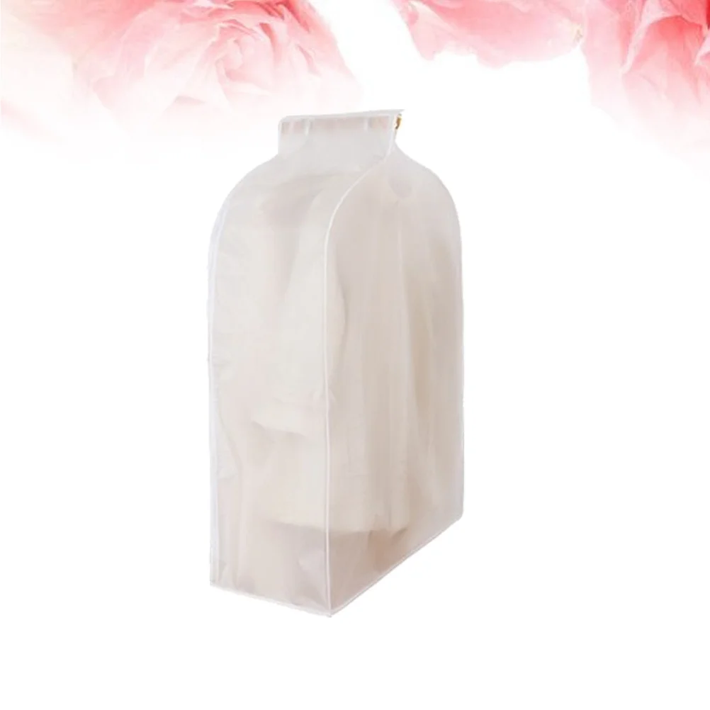 

Garment Bag Dust Cover Waterproof PVC Clothes Storage Bag Size M Closet Organizer Garment Cover Suitable for Suits Shirts Coats