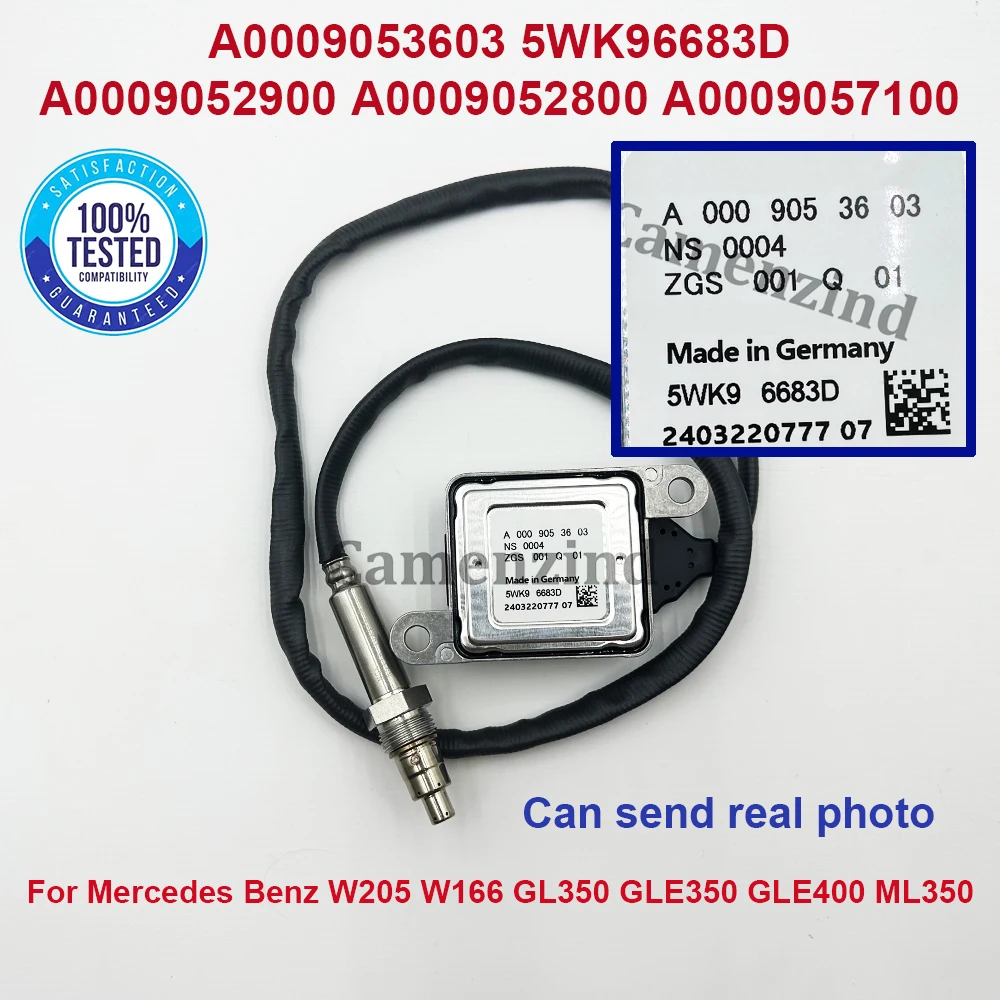 

Датчик NOx A0009053603 5WK96683D A0009052800 A0009052900 A0009057100 для Mercedes C-класса W205 W166 GL350 GLE350 GLE400 ML350