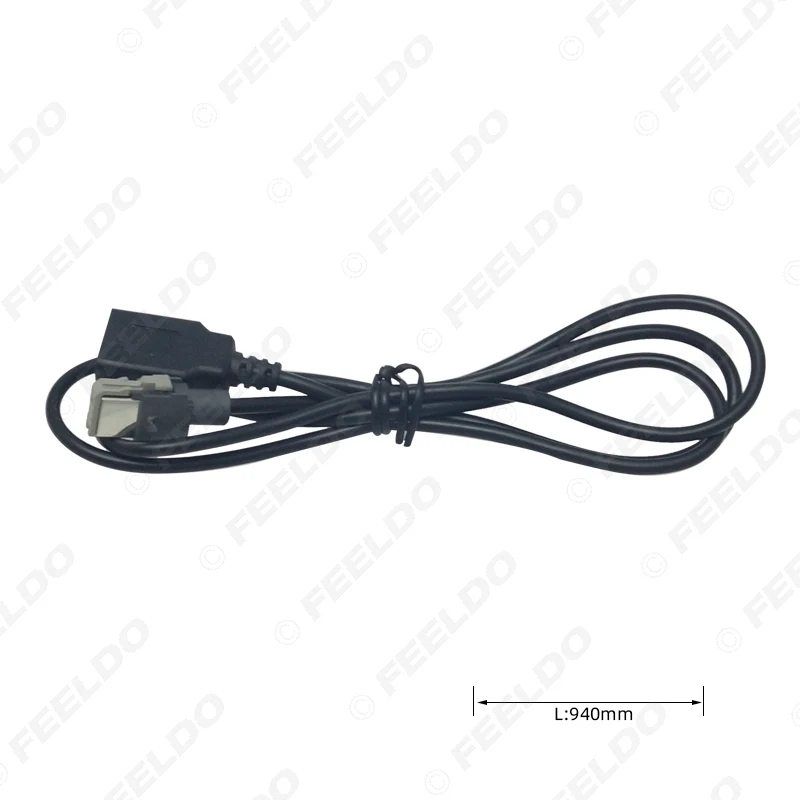 Original Standard CD Radio Audio Plug To USB Adapter Conector For Peugeot 307 408 Citroen C4 C5 Data Wire Cable view 3