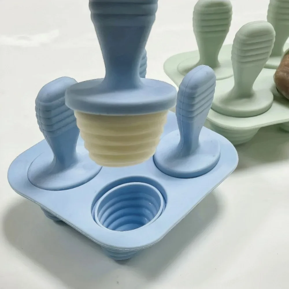 Molde de helado de silicona reutilizable | Almacenamiento de golosinas congeladas y leche materna casera no tóxica | Accesorios de cocina Bandeja de hielo para