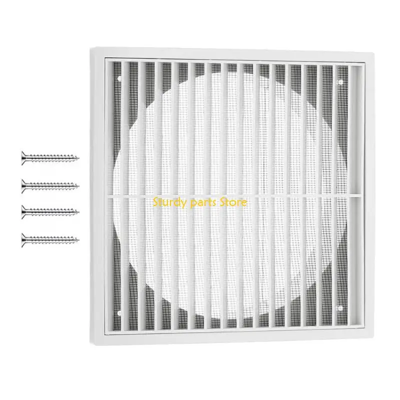 97QC Saída ar Vent Grelha Grelha Tampa Quadrada Ventilação Secador Tampa Durável