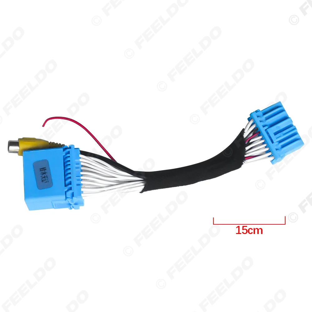 5Pcs Car Parking Rear Camera Video Plug Converter RCA Cable Adapter for Suzuki SX4 20 Pins Auto Reverse Wire Connection