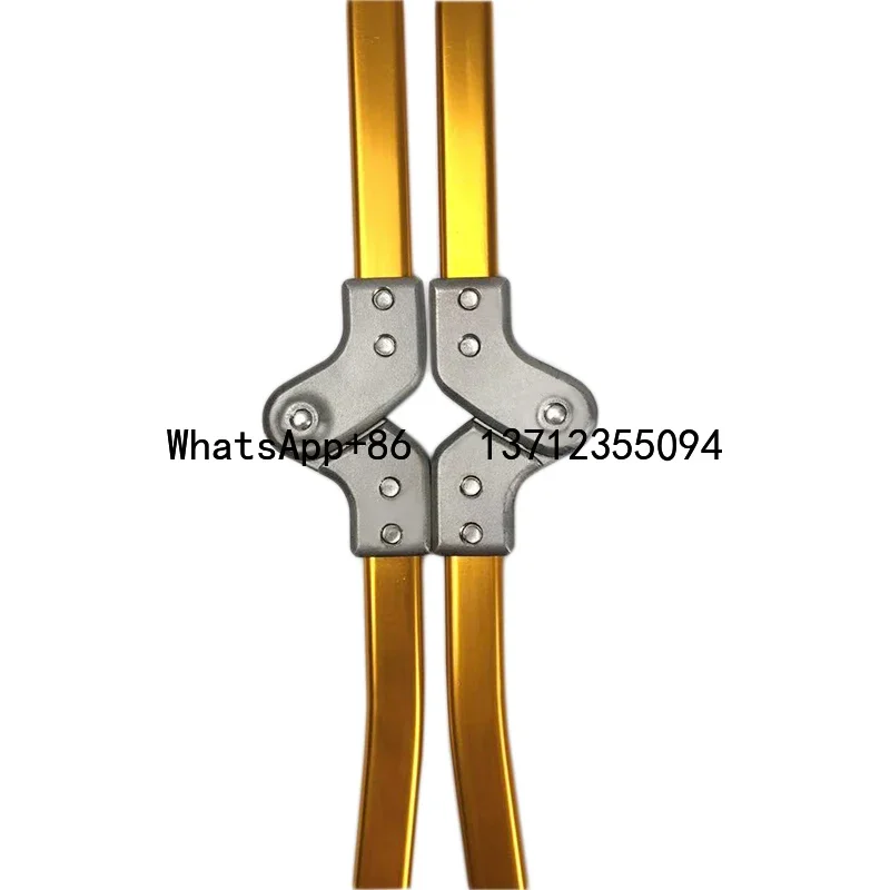 Wdf hochwertige Aluminiumlegierung hinten Verriegelung Orthese Kniegelenk