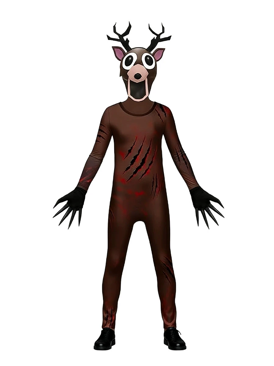 أطفال 99 ليال في الغابة الغزلان زي عيد الميلاد زي للطفل كابوس الرنة هالوين مرحلة أزياء مسرحية