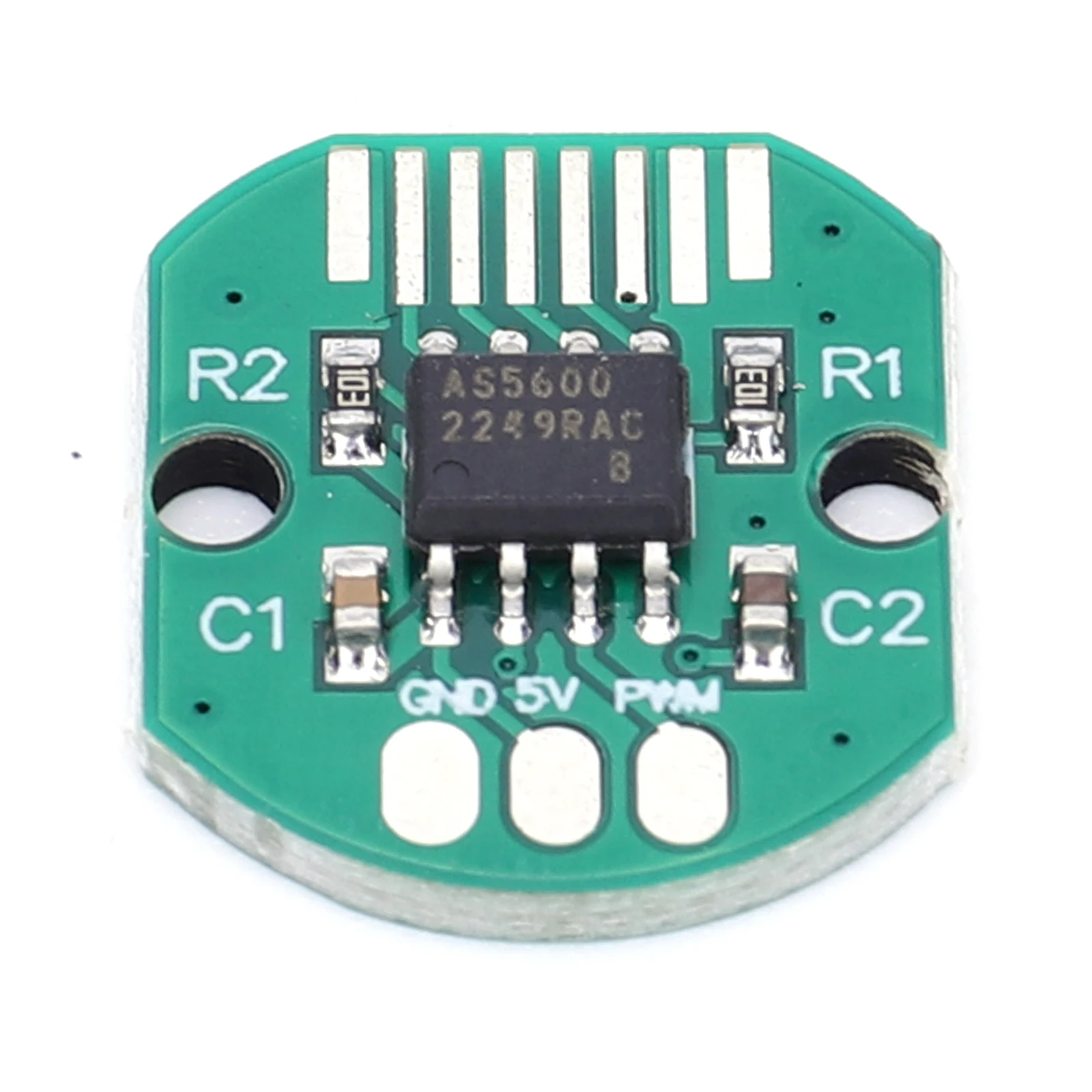 AS5600 Modulo sensore di misurazione dell'angolo a induzione magnetica con encoder di valore assoluto a filo a 3 pin per motore con giunto cardanico senza spazzole