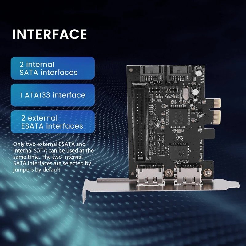 PCI To SATA Controller PCI To Ide PCI-E To 2Sata IDE Jmb363 Disk Array Card Express Expansion Card Adapter