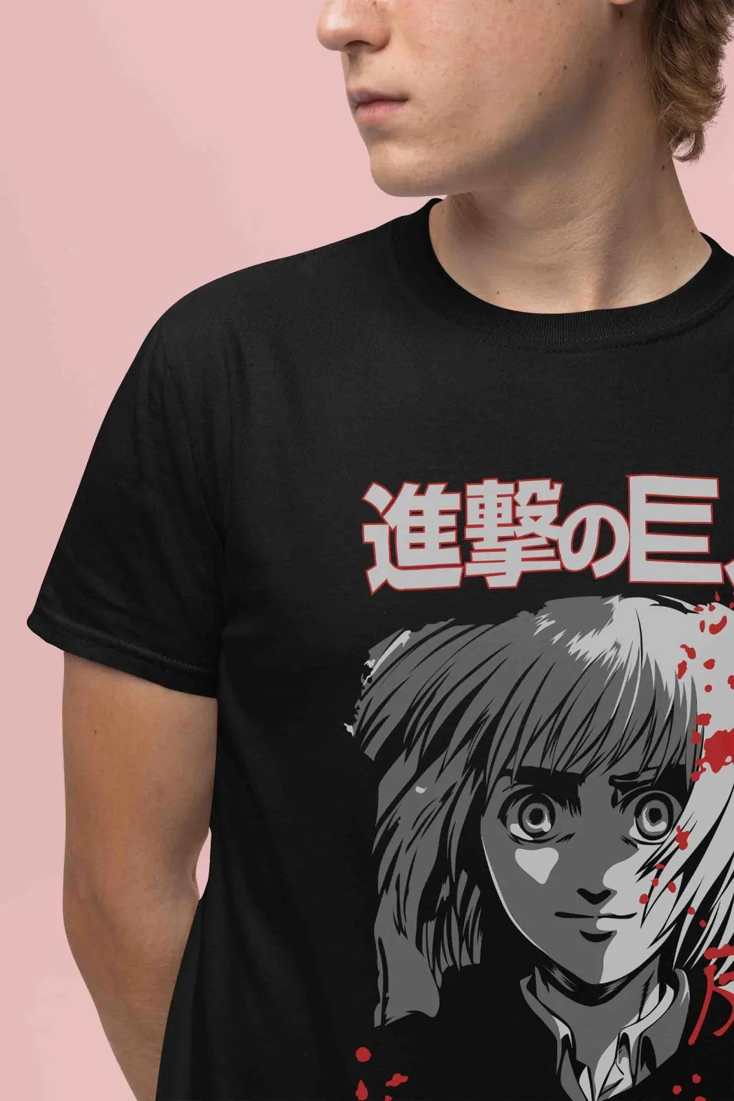 Attack On Titan Shirt Armin Colossal Tshirt AOT T-Shirt Anime Unisex Graphic Tee