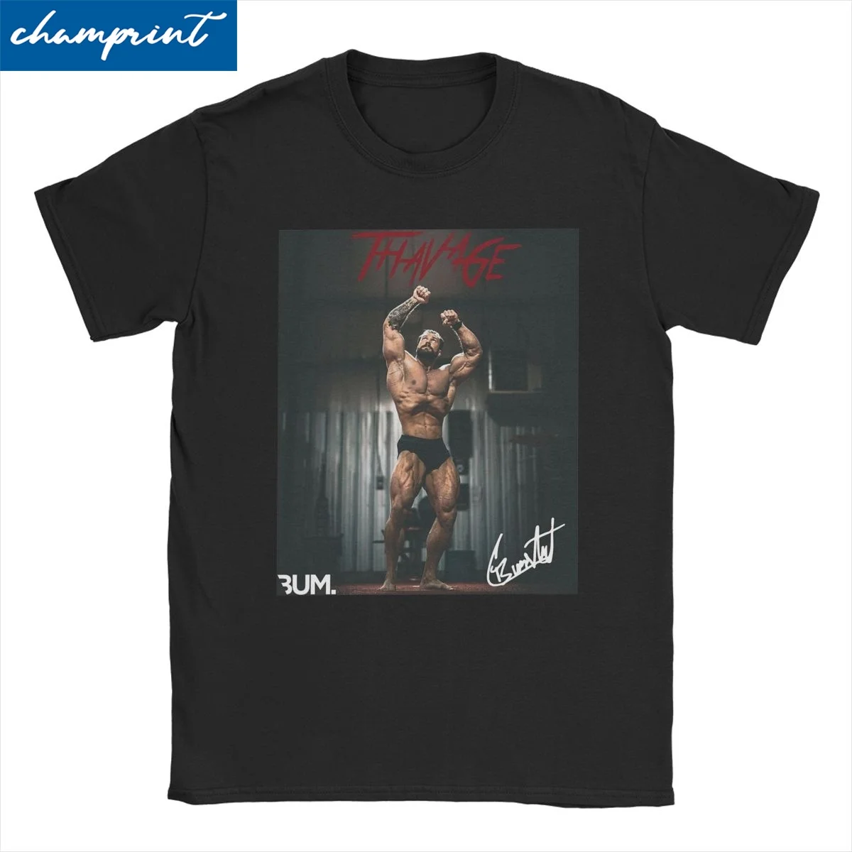 Cbum Chris Bumstead T-Shirts for Men Women Crew Neck Cotton T Shirt Gym Motivation Short Sleeve Tees Birthday Present Tops