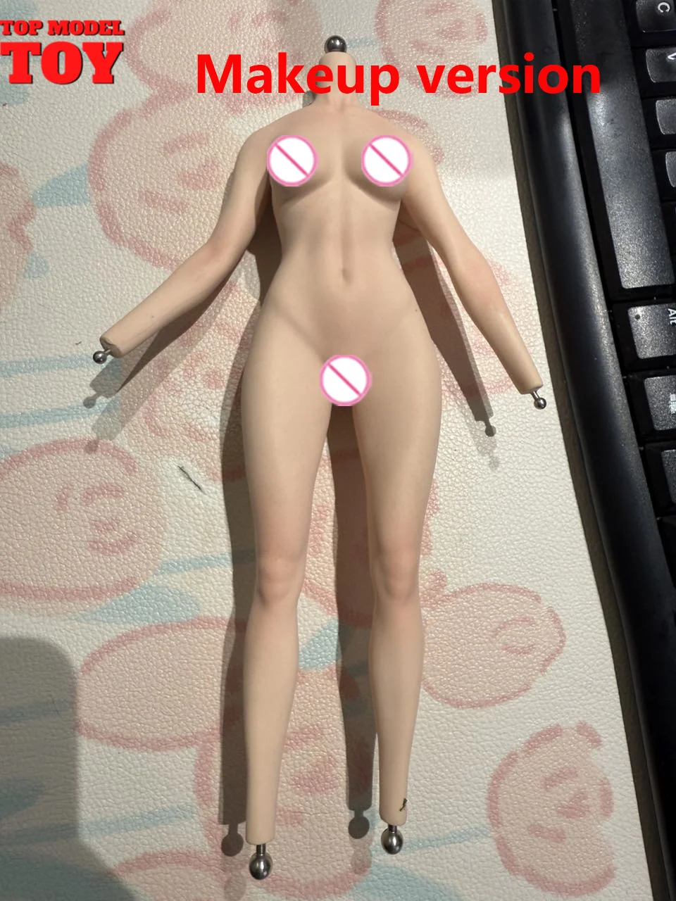 YM501 YM502 YM503 05 06 07 1/6 سوبر مرنة سلس الجسم مع التفاصيل الفسيولوجية 12 ''أنثى الجندي عمل نموذج لجسم #6