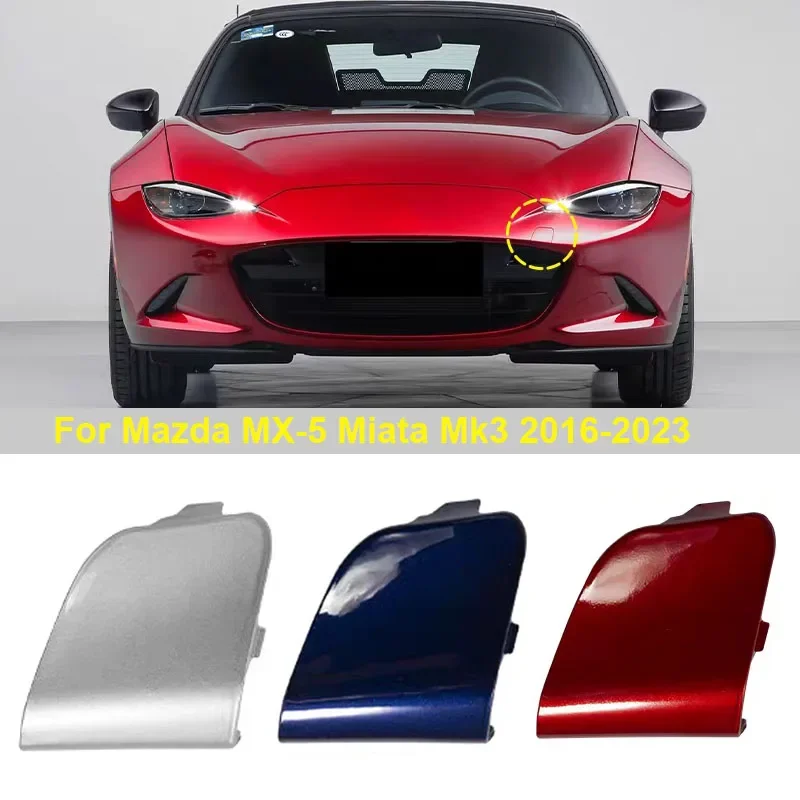 

Car Trailer Cap Front Bumper Tow Hook Cover Cap For Mazda MX-5 Miata Mk3 2016 2017 2018 2019 2020 2021 2022 2023 N24350A11