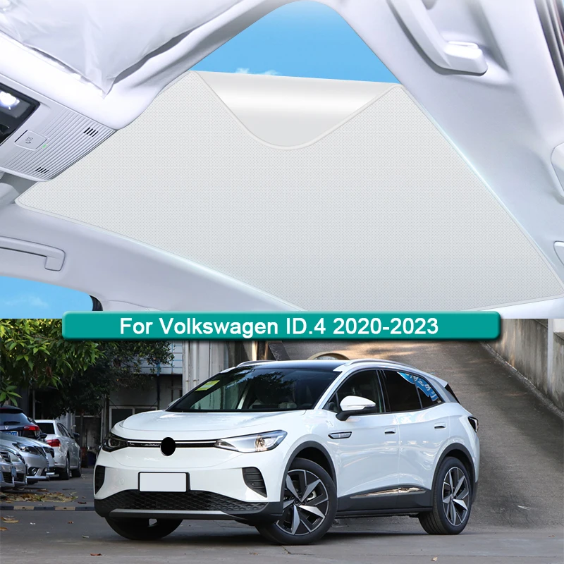 

Roof Sunshade For Volkswagen ID.4 2020-2022 2023 Car Electrostatic Adsorption Sunroof Sunshade Skylight Blind Shading Sticker