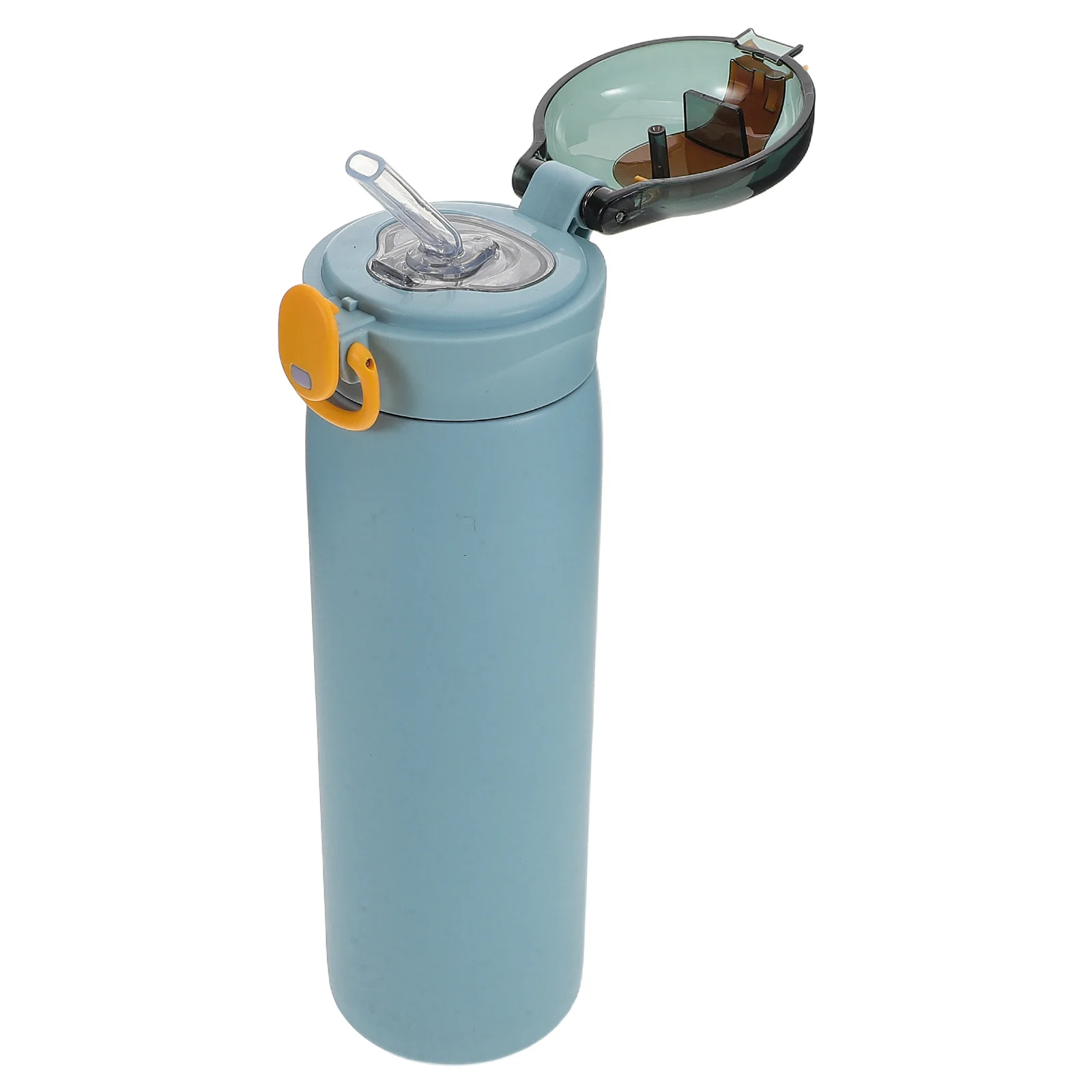 كوب مقاوم للانسكاب المسنين المرضى الأمومة استخدام مقبض مريح غطاء القش يمنع الانسكابات سهلة الترطيب مدخل المغذيات #2