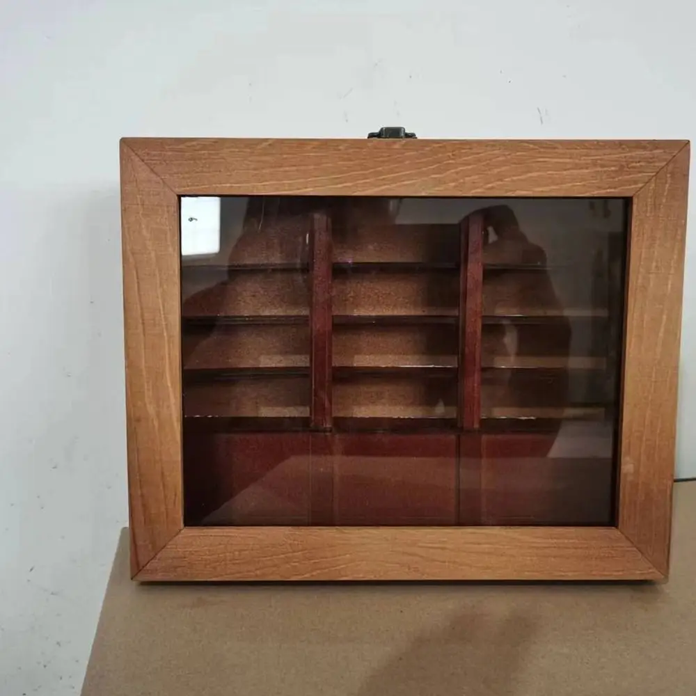 Creative Anti-Anxiety Bookshelf Miniature Wood Book Match Boxes Shaking Bookshelf Sensory Toys Home  Desktop Ornament