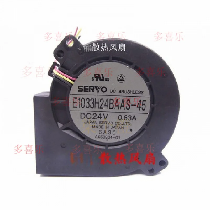 

ZMZM 1 PCS for SERVO Fan E1033H24BAAS-45 DC24V 0.63A 9cm 3 wire cooling fan