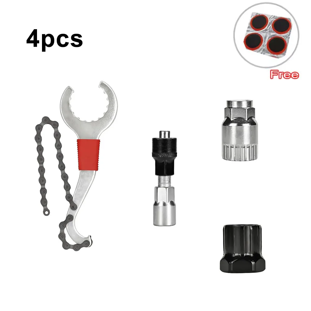 Bike Tool Kit Professioneel fietsreparatiegereedschap met cassetteverwijderaar Moersleutel Kettingbreker Fietsen MTB Racefiets Onderhoudstool