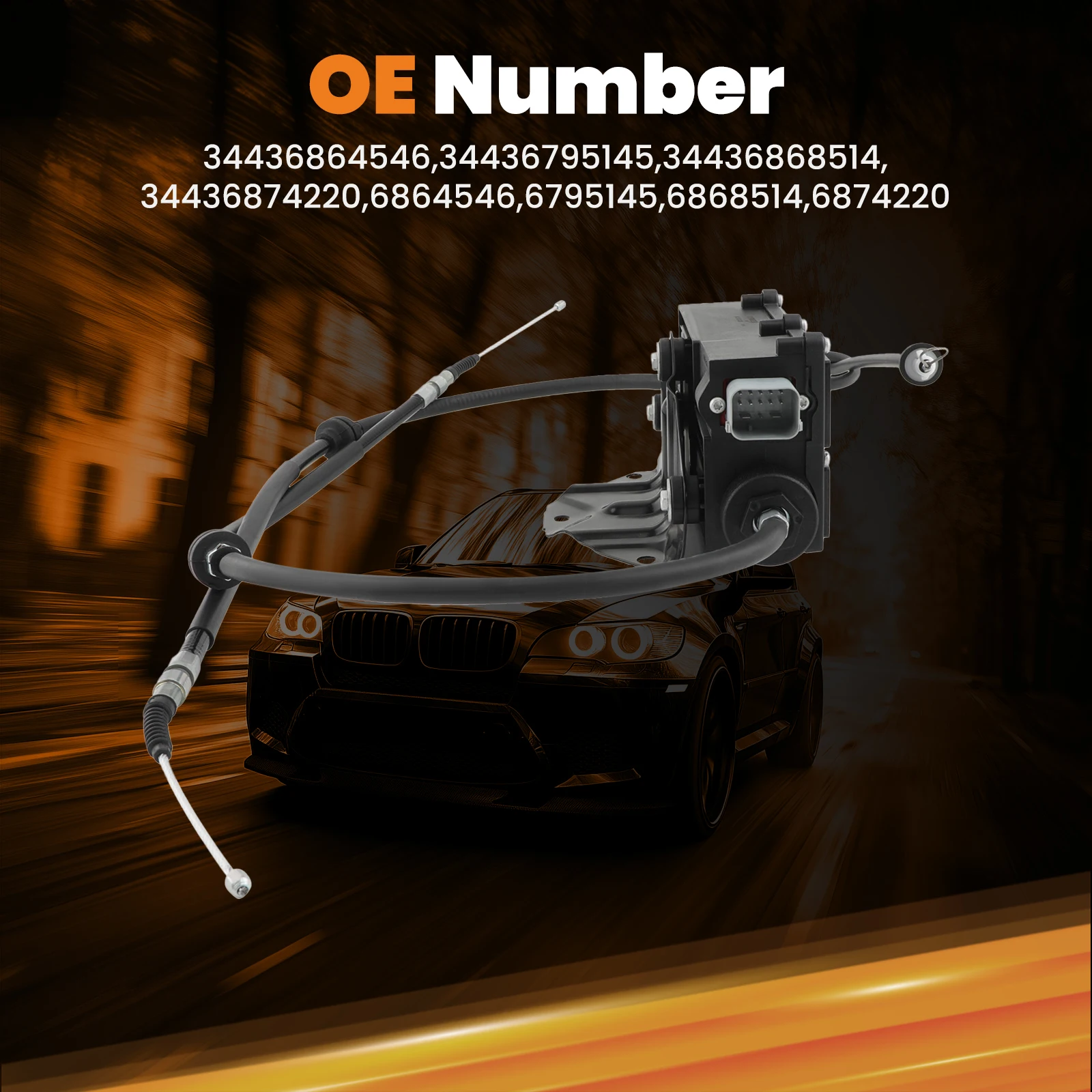 Frein de stationnement électrique, 6868514 6874220 pour BMW X5 F15/F85 2014-2018 V8 4.4L pour BMW X6 F16 2015-2019 V8 4.4L 34436864546