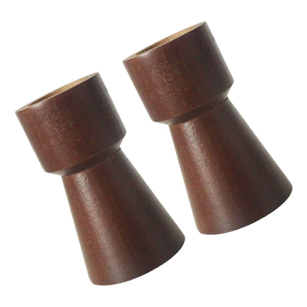2pcs Wooden Holder Simple Style Tea Light Stand For Wedding Home Decor Coffee Shop Bar Decoration