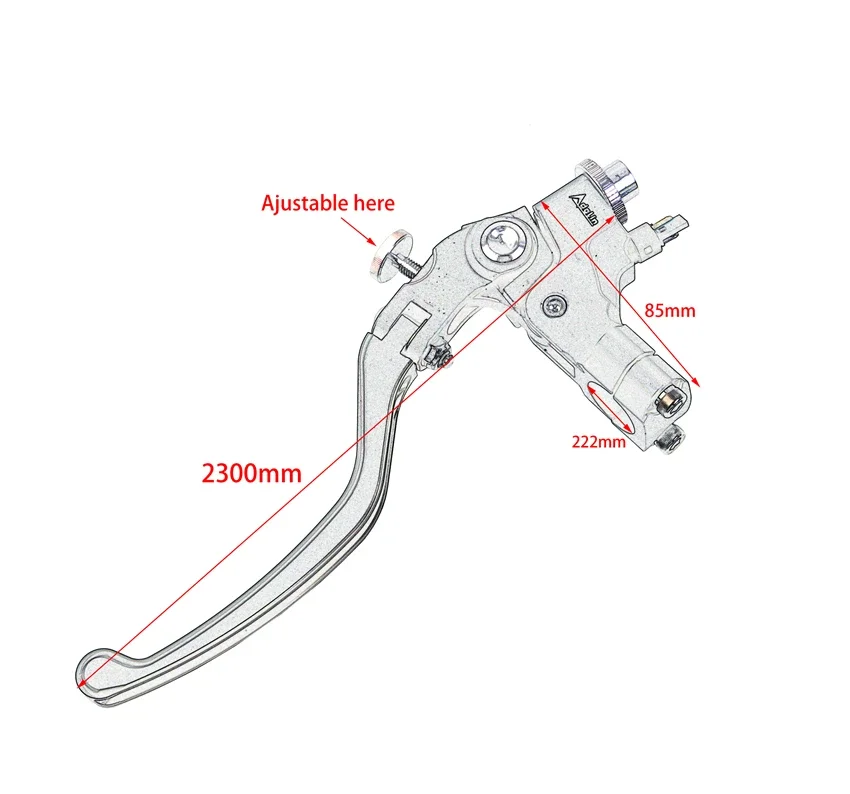 Radial Mounting 14mm 16mm 17.5mm 19mm Adelin PX1 PX7 Motorcycle Brake Clutch Master Cylinder Lever For z750 z900 MT07 cafe racer