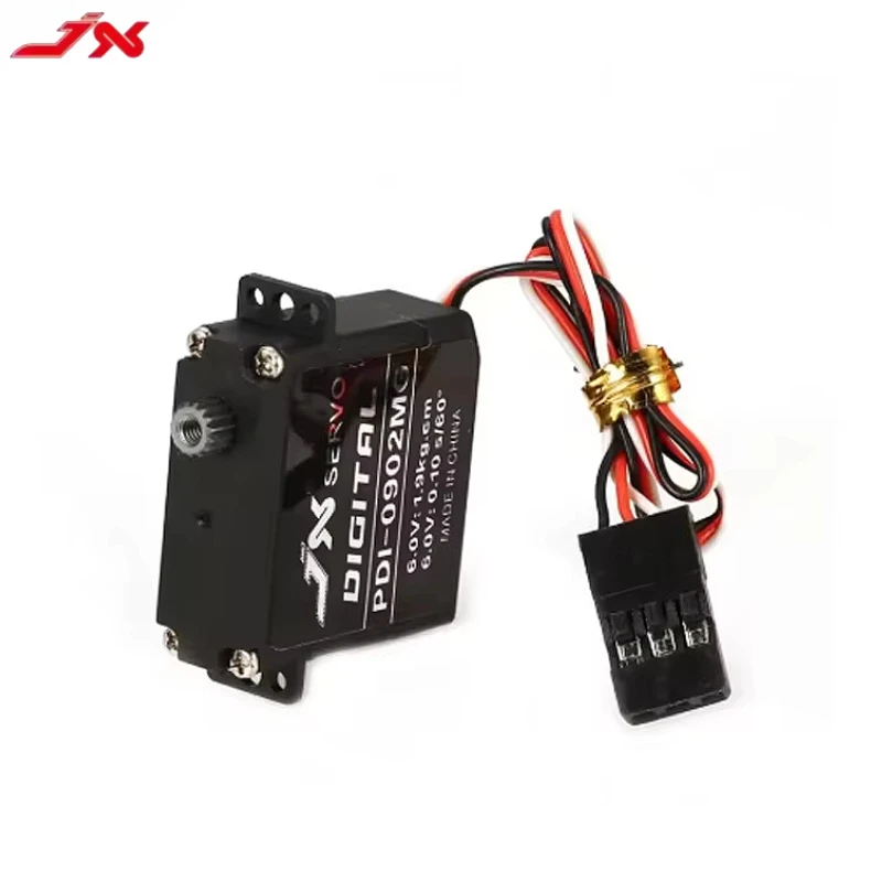 JX PDI-0902MG 9.4 جرام مؤازرة رفيعة للغاية بدون قلب - 2.6 كجم-سم 4.8-6 فولت 0.10 ثانية/60 °   2BB لطائرة هليكوبتر ذات جناح ثابت لطائرة RC
