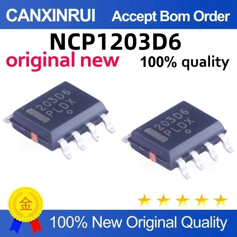 (10-300piezas)The new original NCP1203D6 203D6 NCP1203D60R2G SOP8 chip IC starts with a start