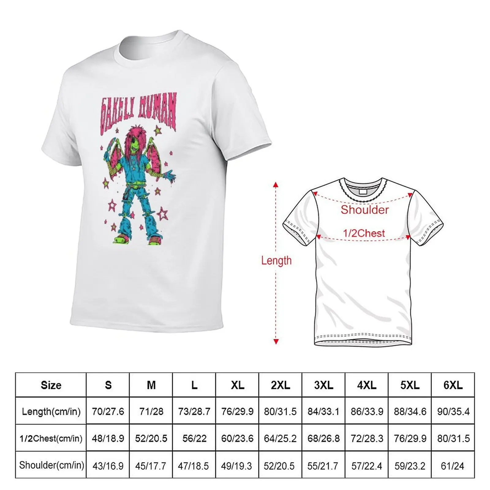6arelyhuman T-Shirt man t shirt cotton high quality printed t shirts for man T-Shirt