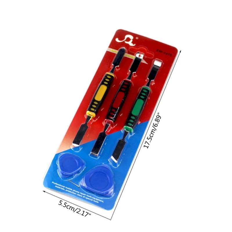 3pcs Metal Kits Prying Opening Repair Tool Tablet Computer Opening Tools Small Metal Spudger Pry Tools Dropship