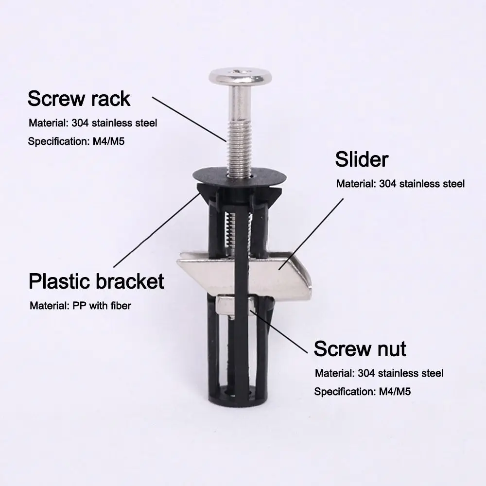 2Pcs Heavy Duty Toilet Seat Fastener Bolt Kit Universal Stainless Steel Toilet Seat Bolts Toilet Seat Screws Replacement Kit