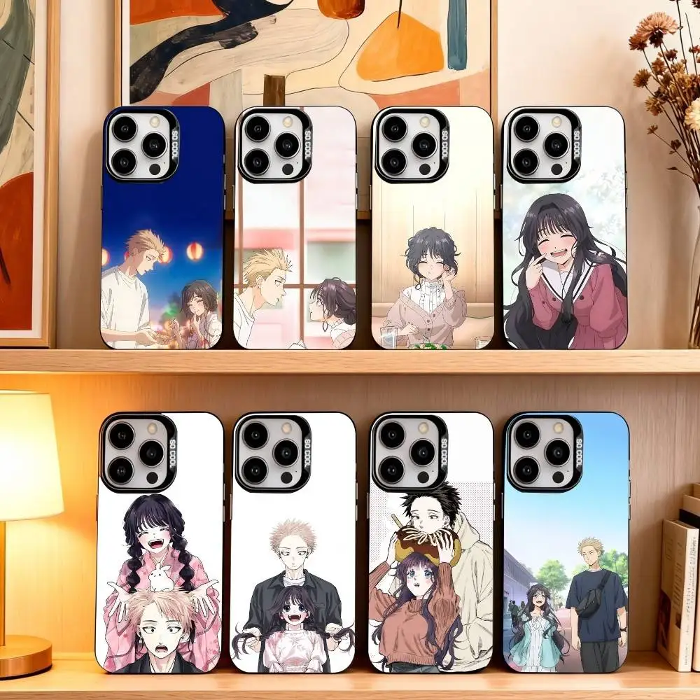 

K-Kaoru H-Hana Wa Rin To Saku Phone Case For iPhone17,16,15,14,13,12,11 Plus,Pro Max Black Candy silver phone case