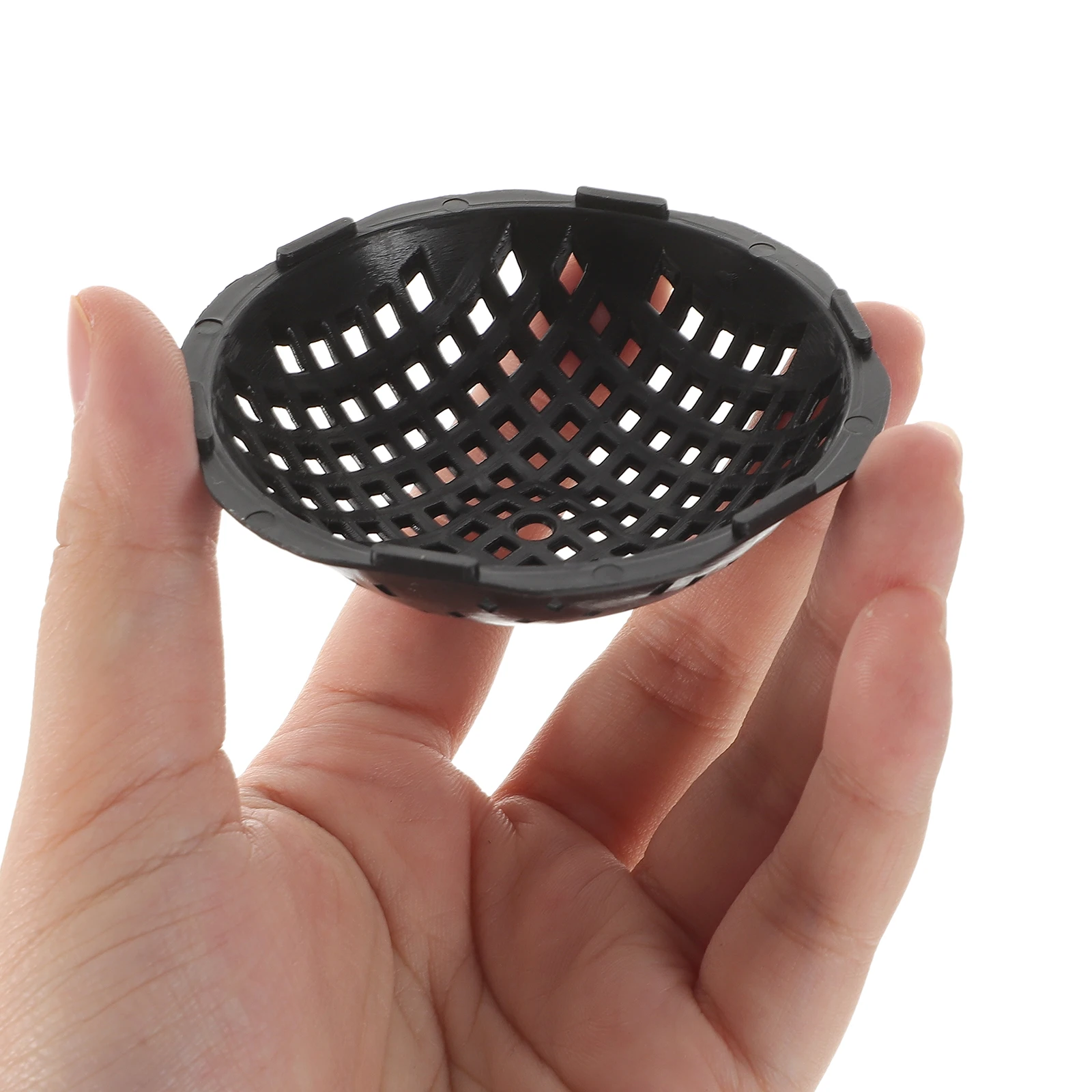 50 قطعة ثقب وعاء الزهور وسادة شبكية زارع بلاستيكي أسفل شبكة حصيرة للاحتفاظ بالتربة الصرف بونساي وعاء تصفية البستنة ملحق #3