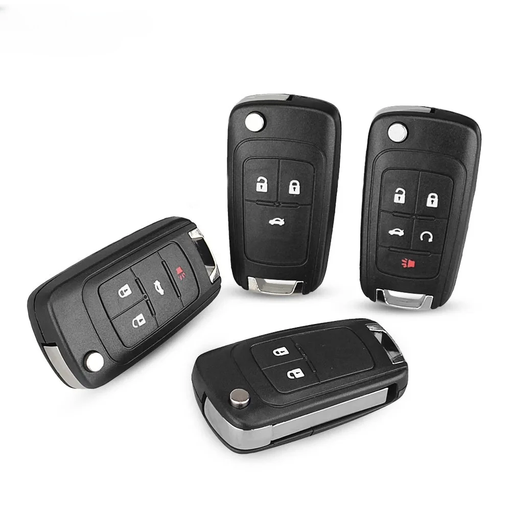 สำหรับ OPEL/VAUXHALL สำหรับ Astra J Corsa E Insignia Zafira C ปี 2009 2010 2011 2012 2013 2016 กล่องกุญแจรีโมทแบบพับได้