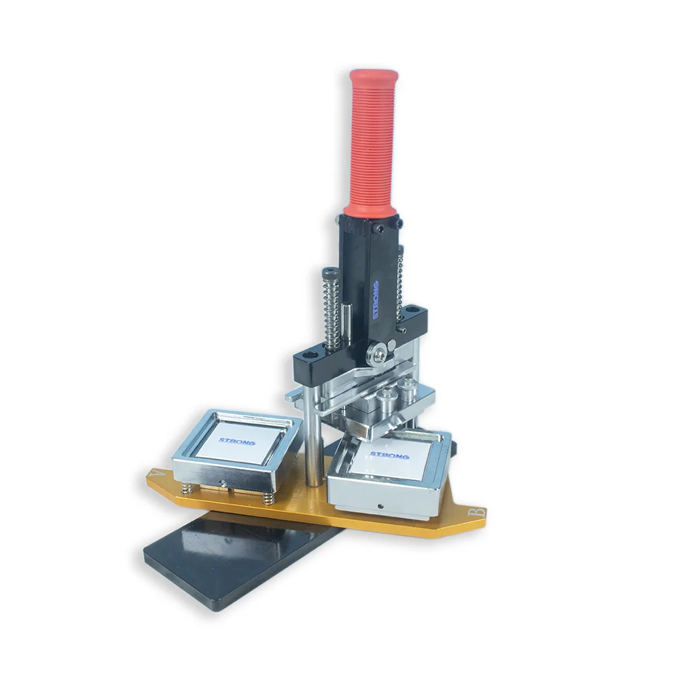 Square Shape Button Badge Paper Cutter Promotion Souvenirs Photo Magnet Machine Type Size Making A.utomatic Manual Fridge