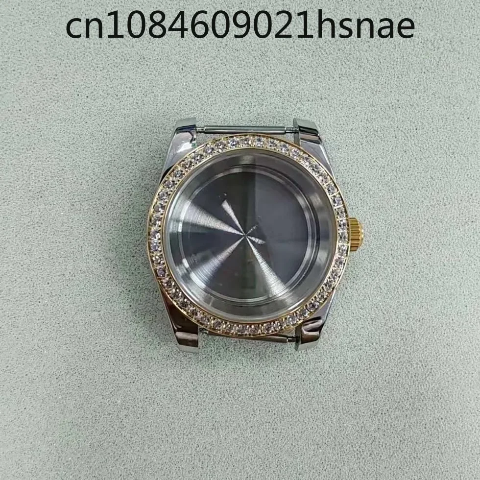 Watch accessories 36, 39mm stone ring stainless steel dense bottom sheet Sapphire glass suitable for NH35/NH36 movement