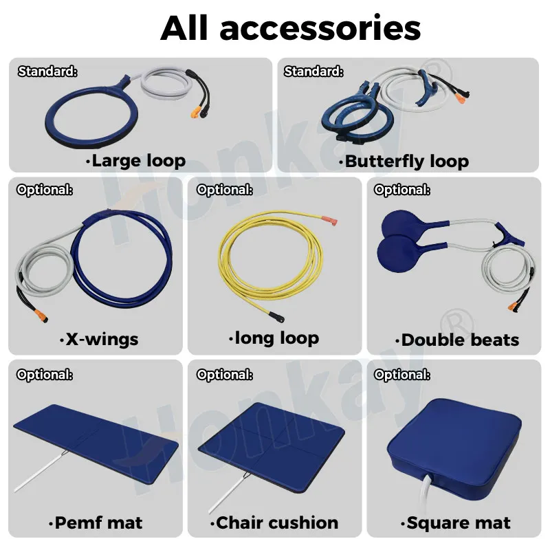 PEMF Magnetic Therapy Device Mat Pemf Loop Physio Magneto Accessories Big Butterfly Loop X-wing Pain Relief Recovery