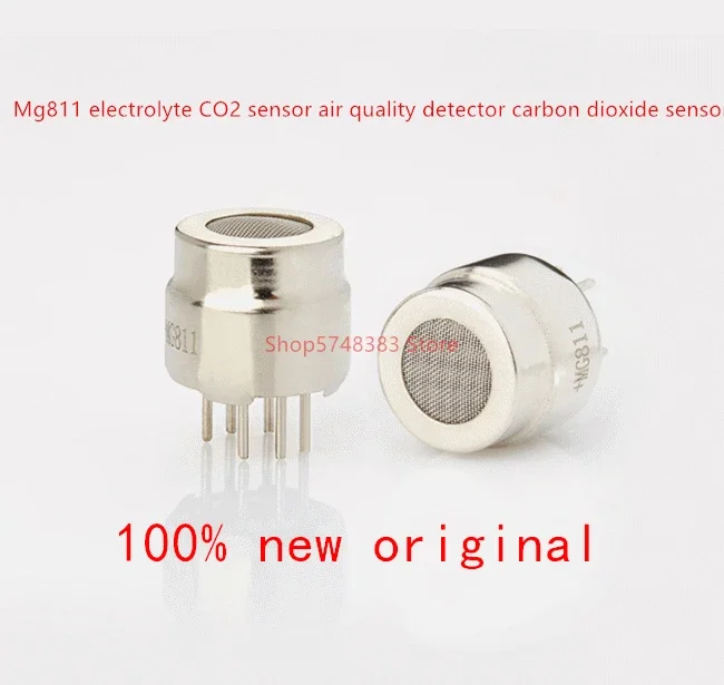 1PCS/LOT MG812 ultra low power CO2 sensor  MG811 electrolyte CO2 sensor air quality detector carbon dioxide sensor