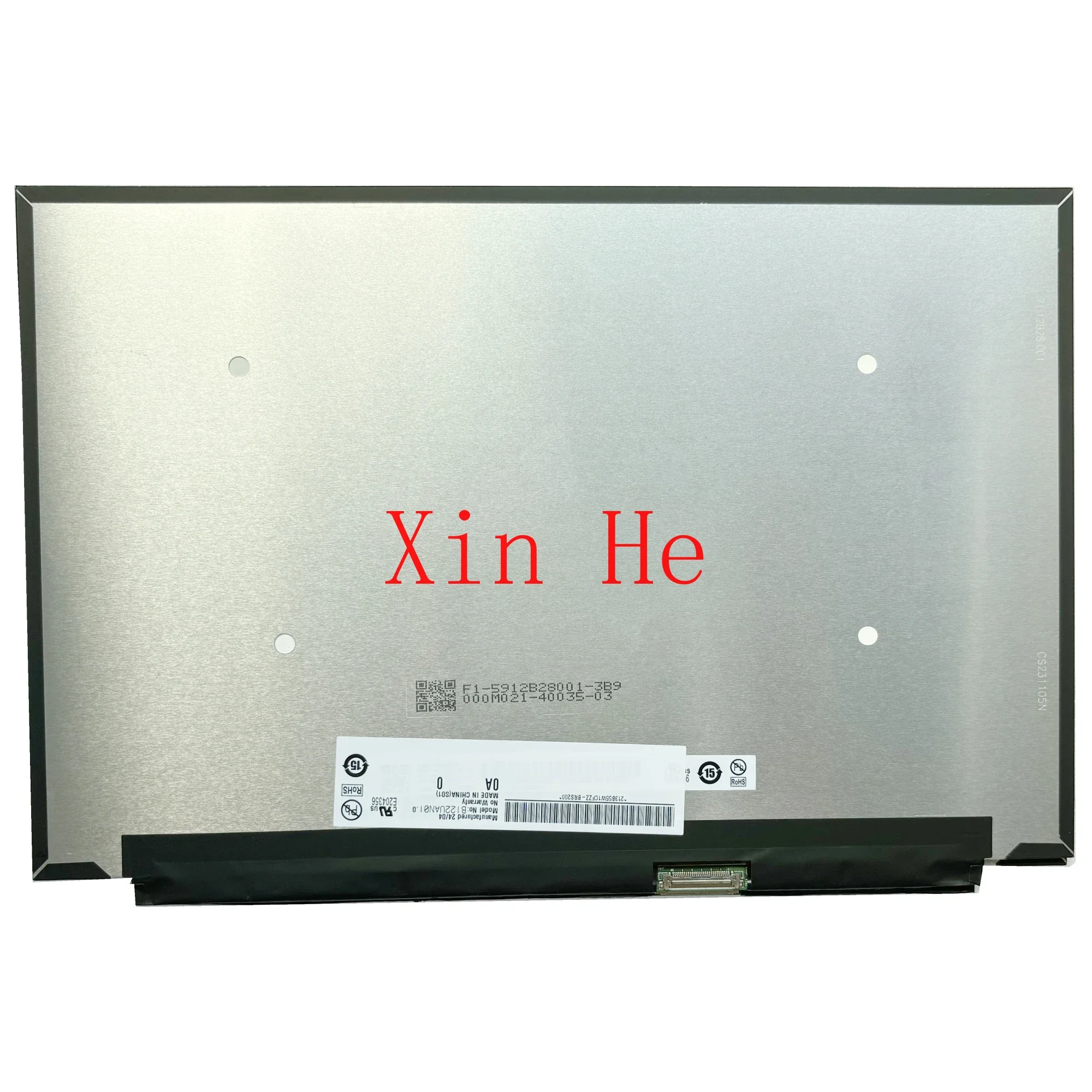 

12.2'' B122UAN01.0 Laptop LCD Screen Display Panel Matrix Replacement 1920x1200 EDP 30 Pins