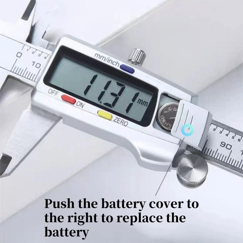 150 مللي متر فرجار رقمي كسر من الفولاذ المقاوم للصدأ/مم/بوصة 0.01 مللي متر دقة عالية لقياس المكونات الميكانيكية