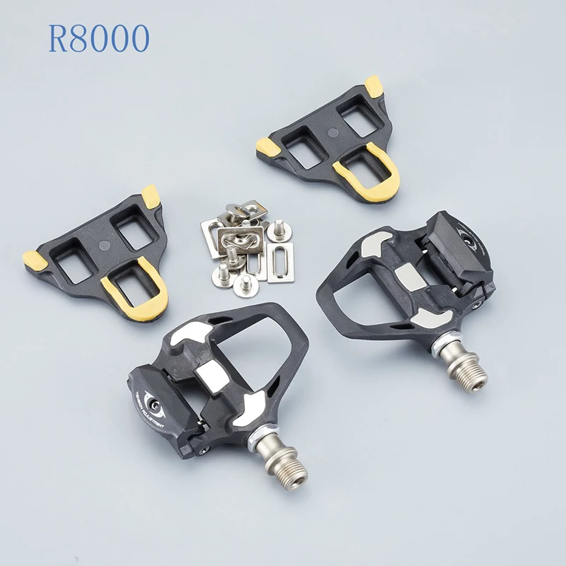 RACEWORK Ultegra PD-R8000 PD-R550 Road Bicycle Pedals Bikes Ultralight Clipless Pedals With SM-SH11 Cleats Cycling Pedal Parts