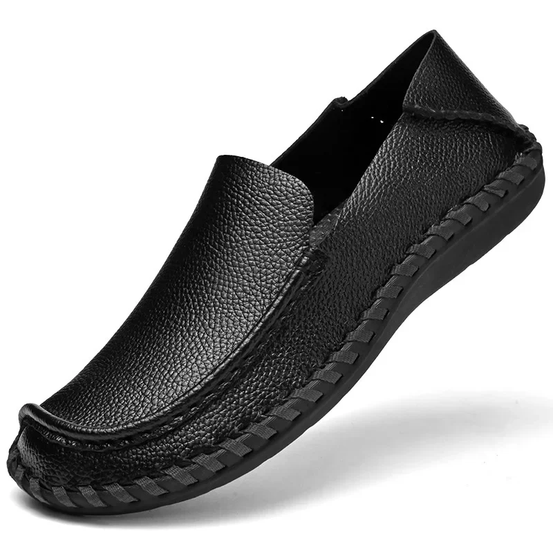 

Loafers plus Size Business Overseas Moccasins Slip-on Widened and Fattened Soft Surface Driving Shoes