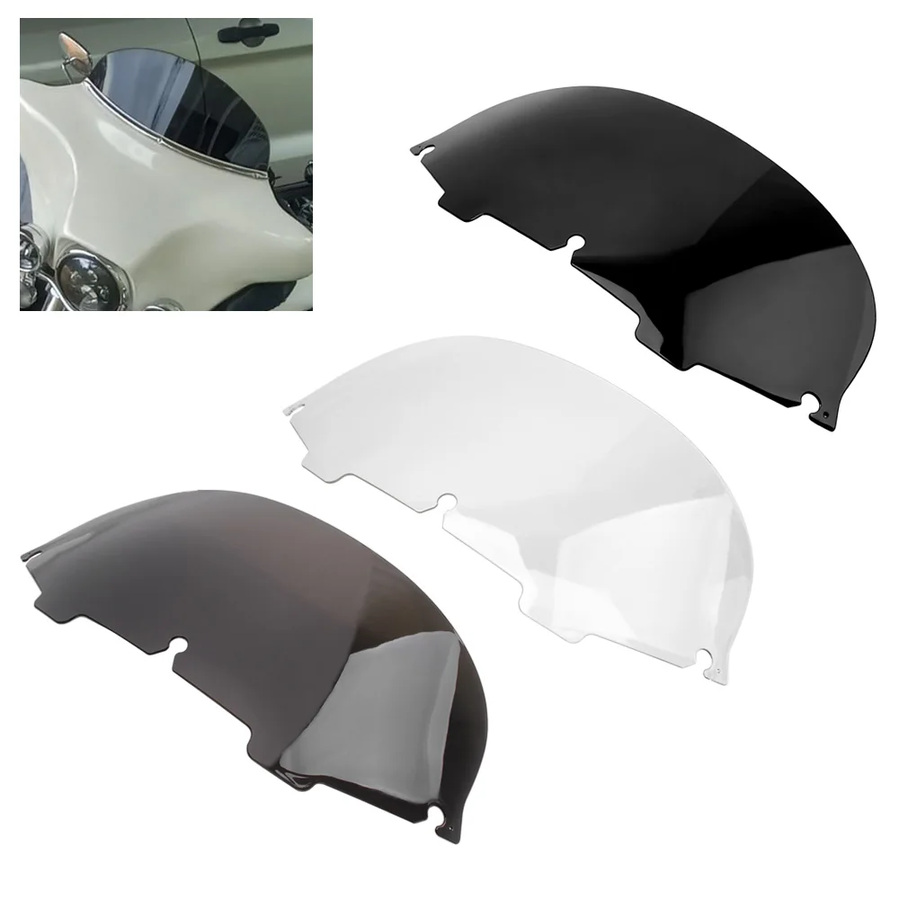 Brand New Wind Deflector Windshield Abs Fit For Harley Touring FLHT/FLHTC FLHTCU FLHTP FLHX Trike 1996-2013 Smoke Black Clear
