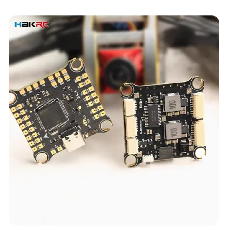 

Контроллер полета HAKRC F405 V2 DJI F4 OSD 2-6S Lipo Dual BEC 5 V 3A / 9V 2.5A Betaflight STM32F405RET6 30x30 мм для дрона RC FPV