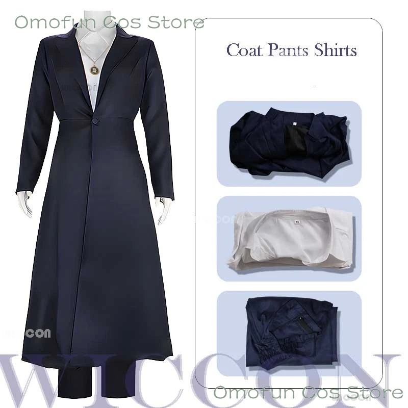 

Witch Agatha Cosplay All Along Costume Uniform Harkness Outfit Movie Women Coat Robe Kathryn Suit Halloween Party Roplay 2024