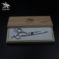 ALBERS Ruby Screw Vg10 Steel Best Hair Shaping Scissor Japanese Hair Scissors Barber Thinning Scissors