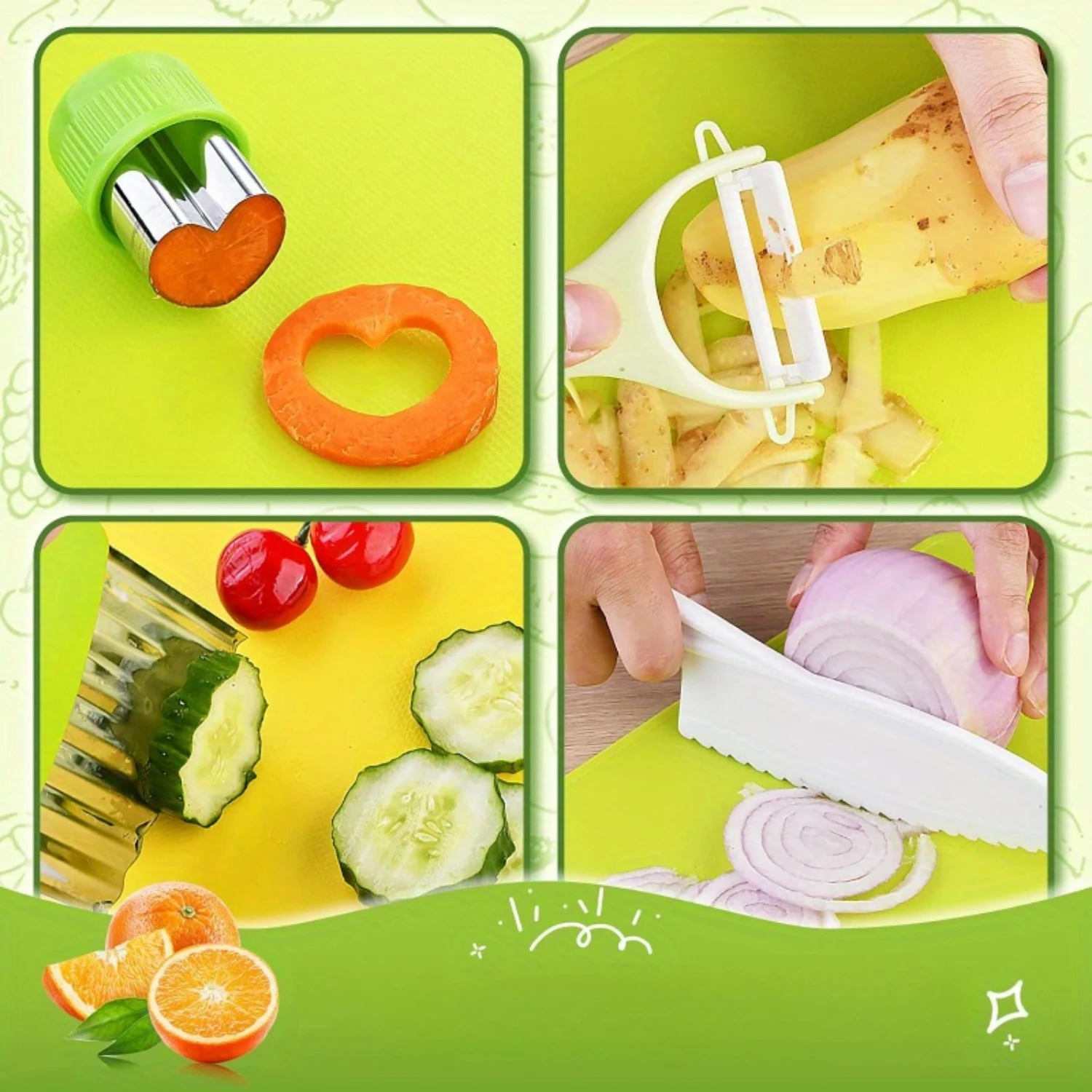 Kitchen Tools Cooking Set Plastic Cutting Board Clearance Baking Supplies Halloween Christmas Party Favors