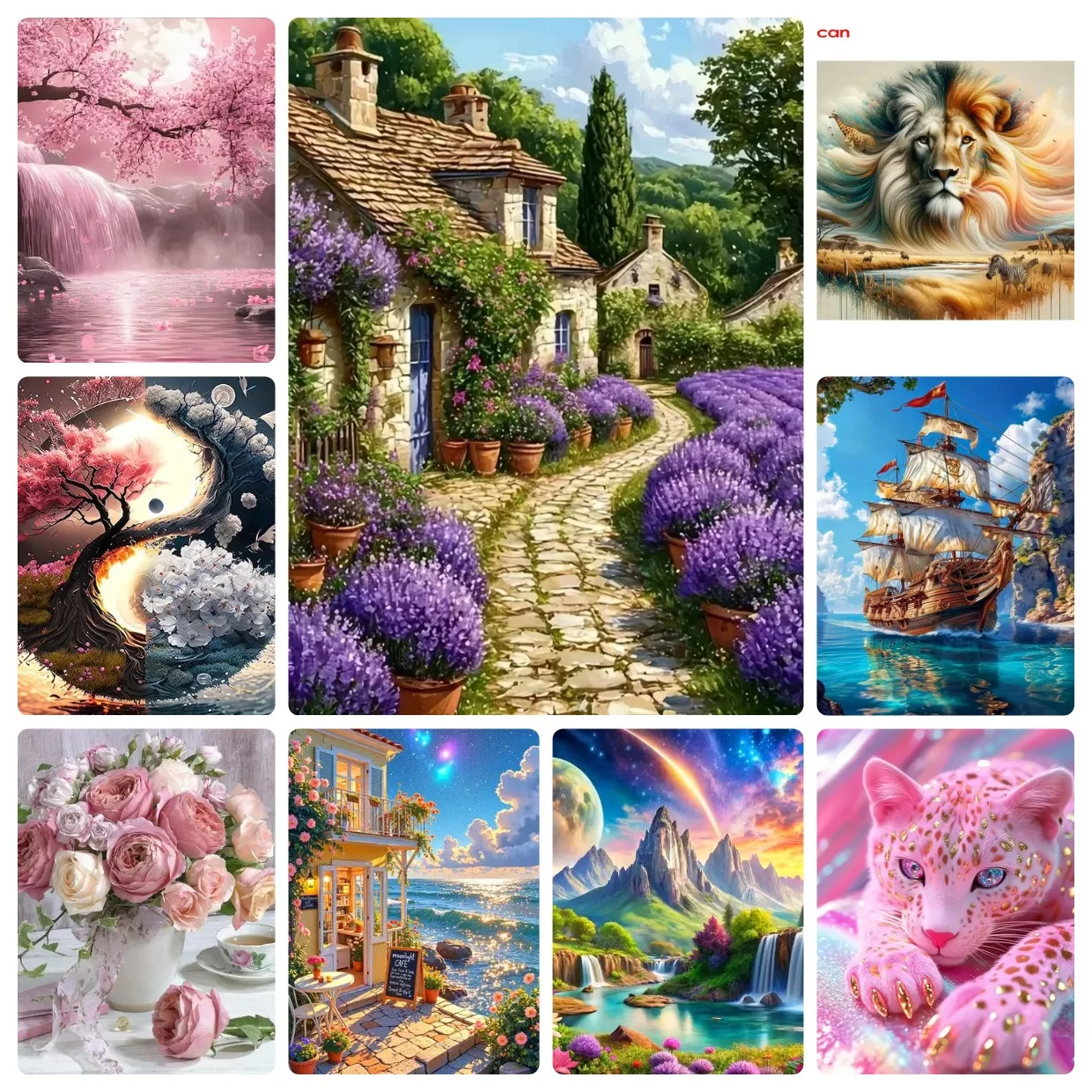 500 PCS Jigsaw Puzzle Classic Popular Scenery Puzzles, Perfect for DIY Creative Fun with Family,Gift ,teasing Toy
