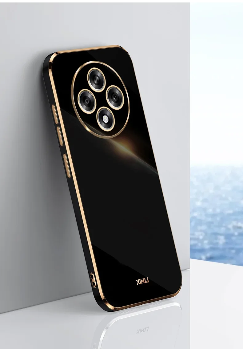For Reno 12F Case Cover For OPPO Reno 12F 5G High Quality Soft TPU Anti-fingerprint Camera Protection Case Cover