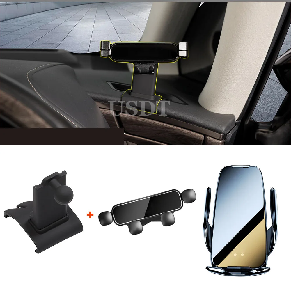 Passend für Toyota Alphard Vellfire 40 Serie 2023 2024 2025 Auto-Handyhalterung Armaturenbrett-Basis Kabelloses Ladegerät Ständer