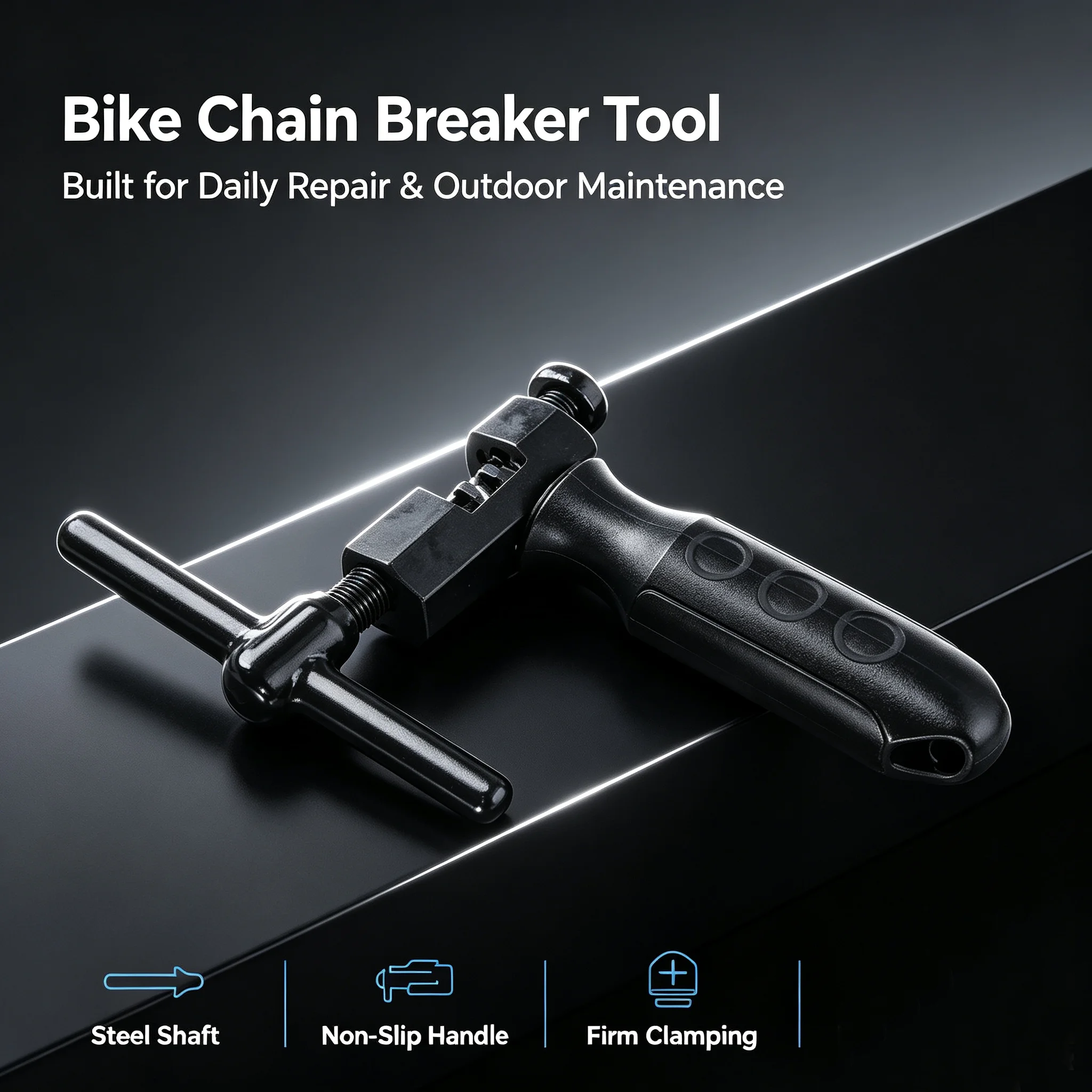 High Hardness Carbon Steel Bike Remover Tool Durable Anti Rust Ergonomic Handle Professional Technology Mountain Bicycle Chain