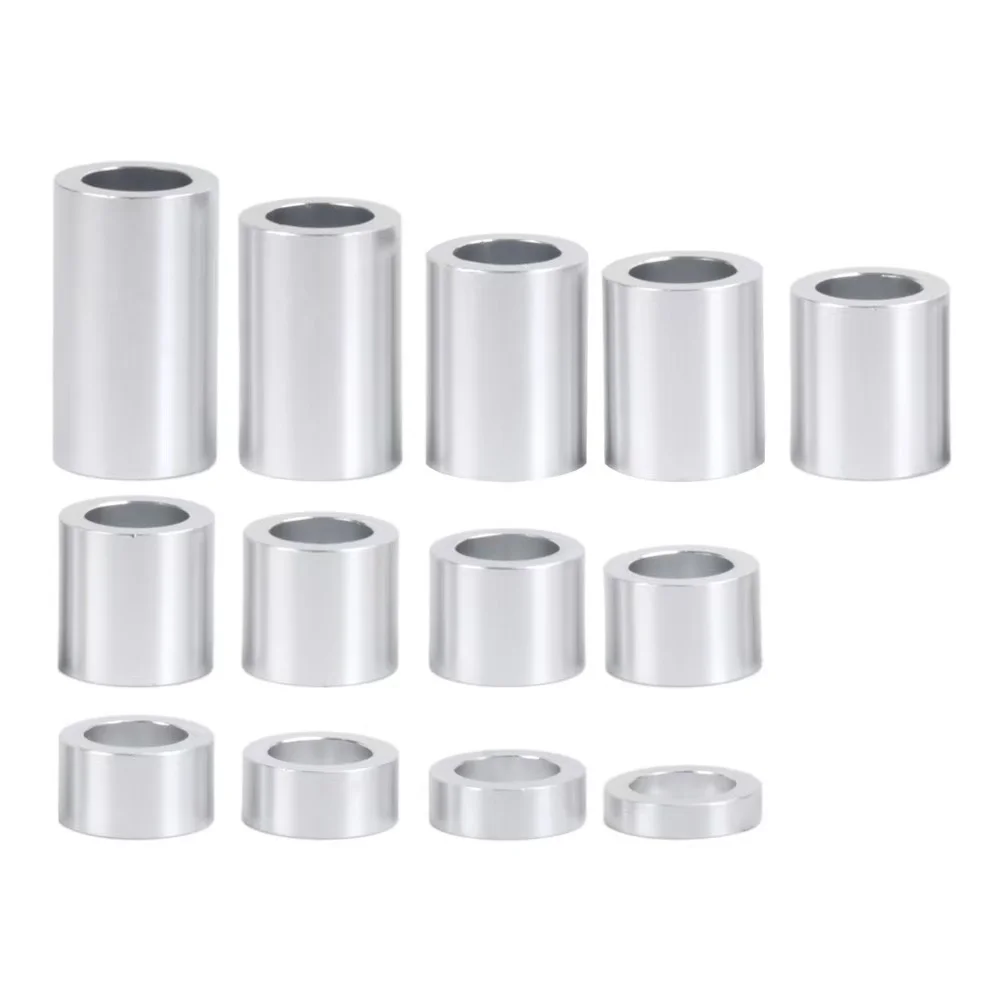 

Motorcycle Axle Spacer Kit 1" ID 1-12" OD For Harley Custom Bobber Chopper Cruiser Wheel Hub Axle Washer Spacer Aluminum